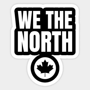 Image: We the north (canada) (white) Sticker